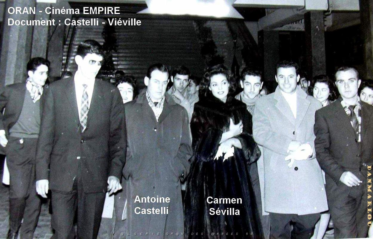 Oran - Rue Alsace- Lorraine- Empire Cinema - Carmen Sevilla.JPG